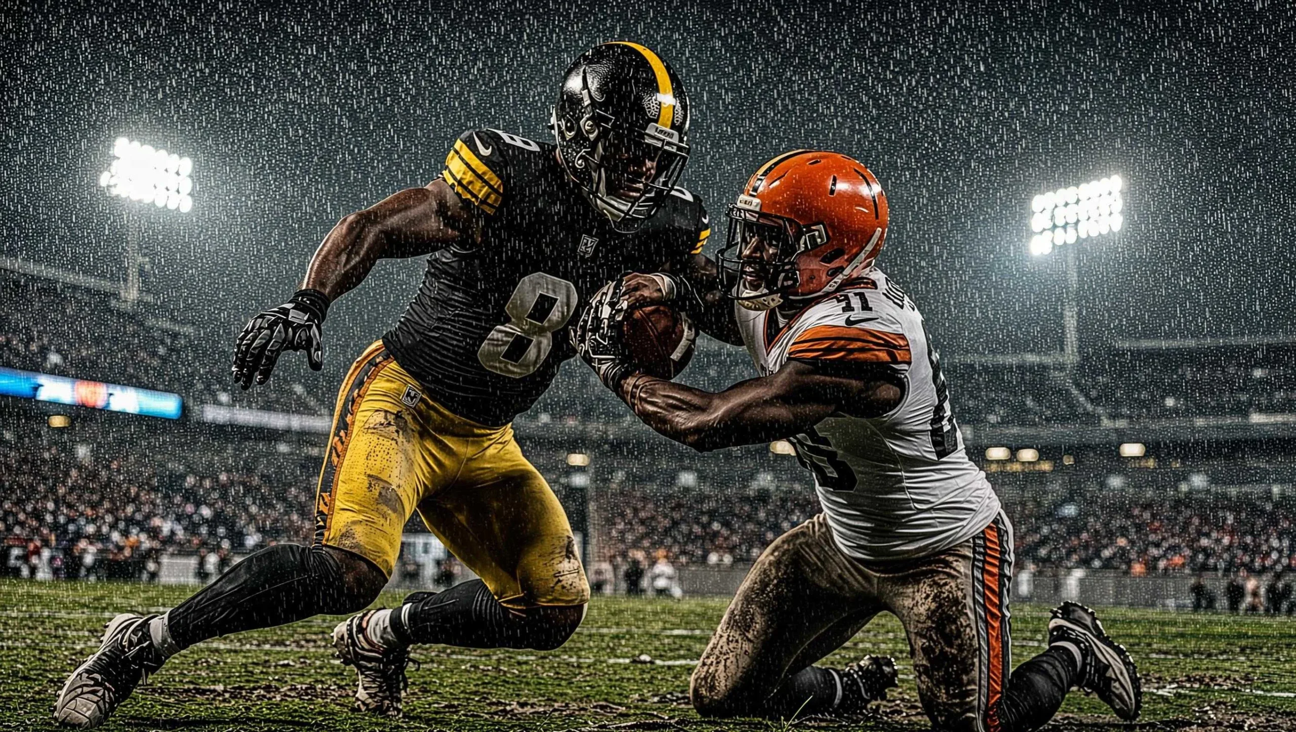 Steelers vs Browns Player Stats