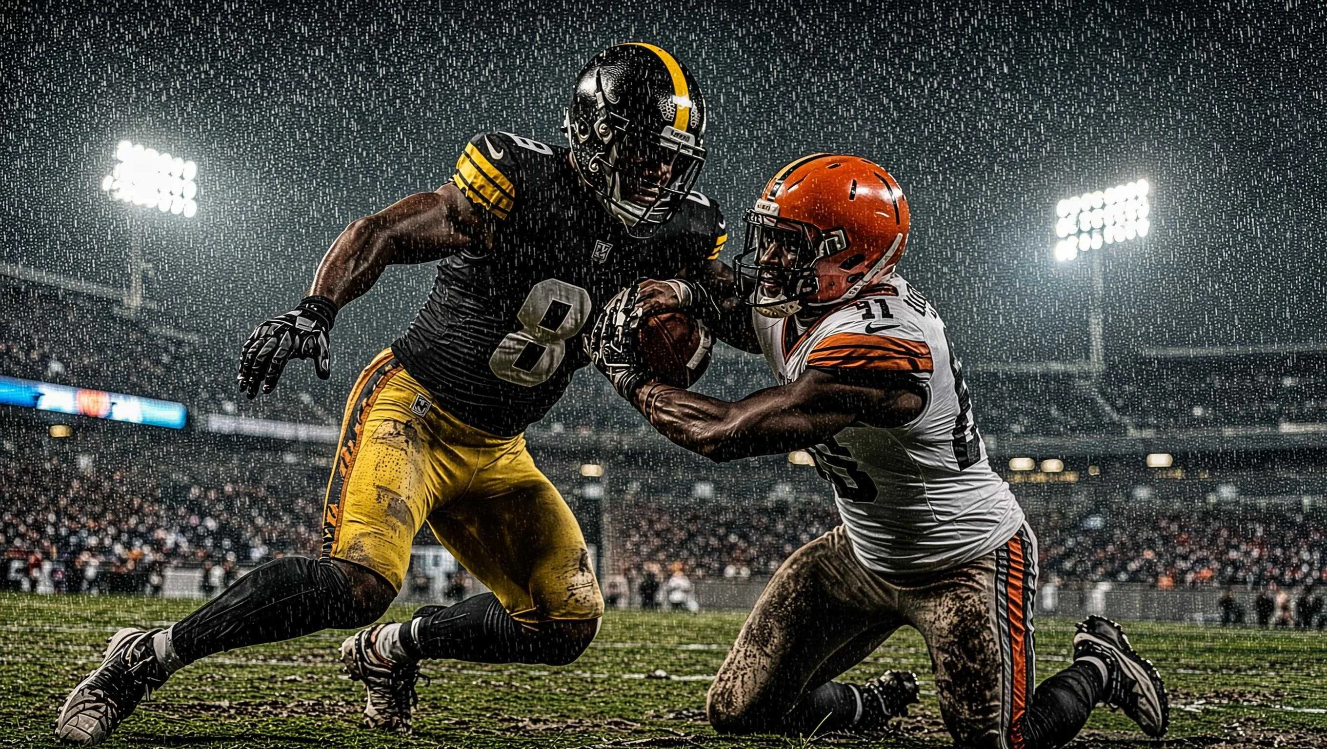 Steelers vs Browns Player Stats