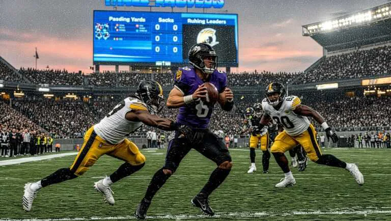 baltimore ravens vs pittsburgh steelers match player stats