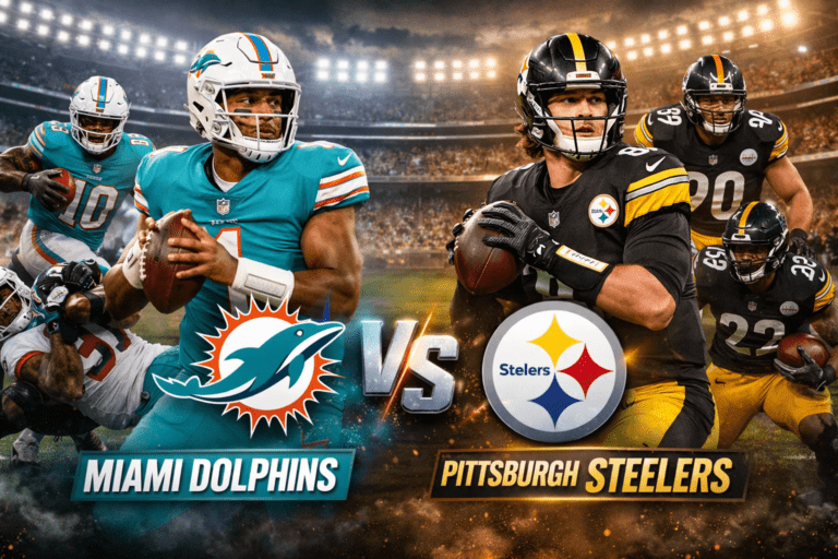 Miami Dolphins vs Pittsburgh Steelers Match Player Stats