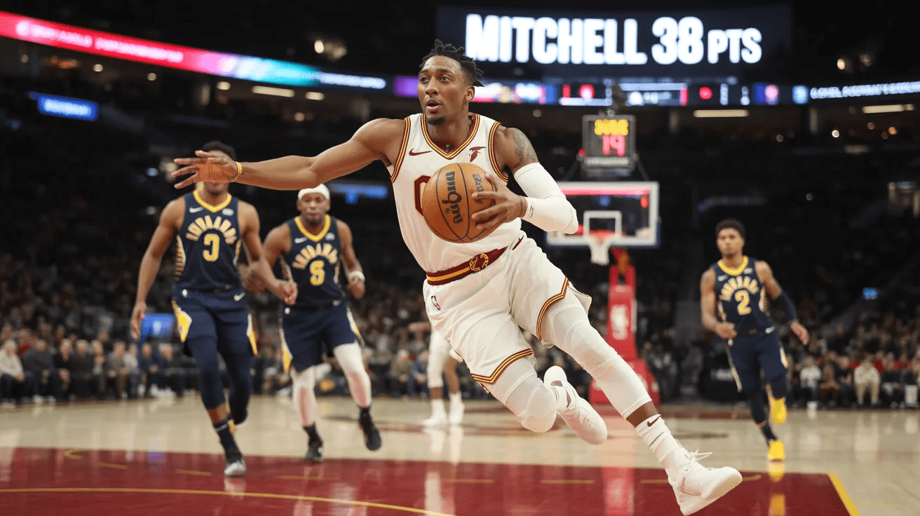 Cavaliers vs Pacers Match Player Stats