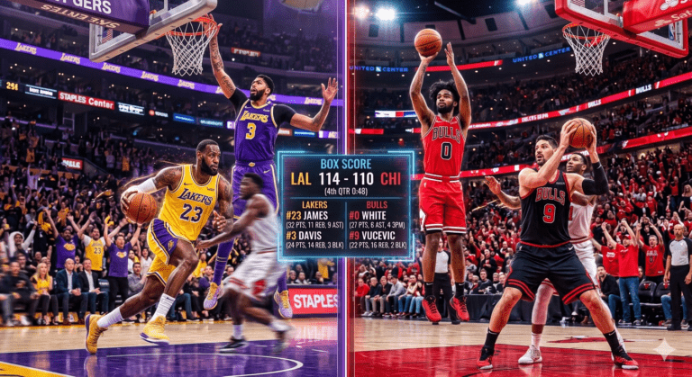 Lakers vs Bulls Match Player Stats: