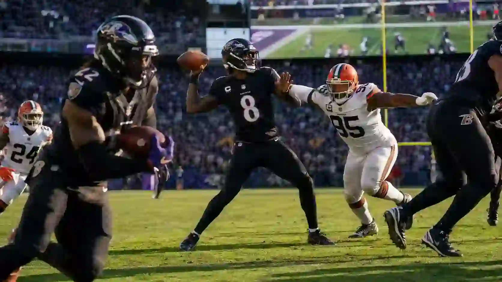 Baltimore Ravens vs Cleveland Browns Match Player Stats