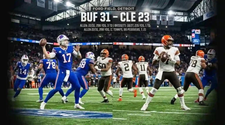 Buffalo Bills vs Cleveland Browns
