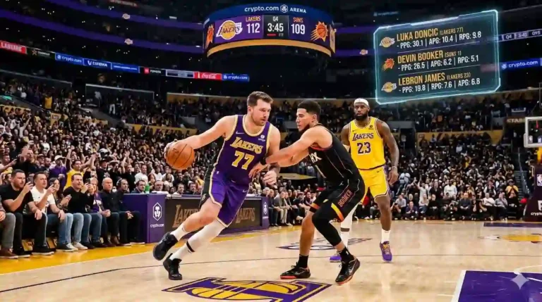 Lakers vs Phoenix Suns Match Player Stats