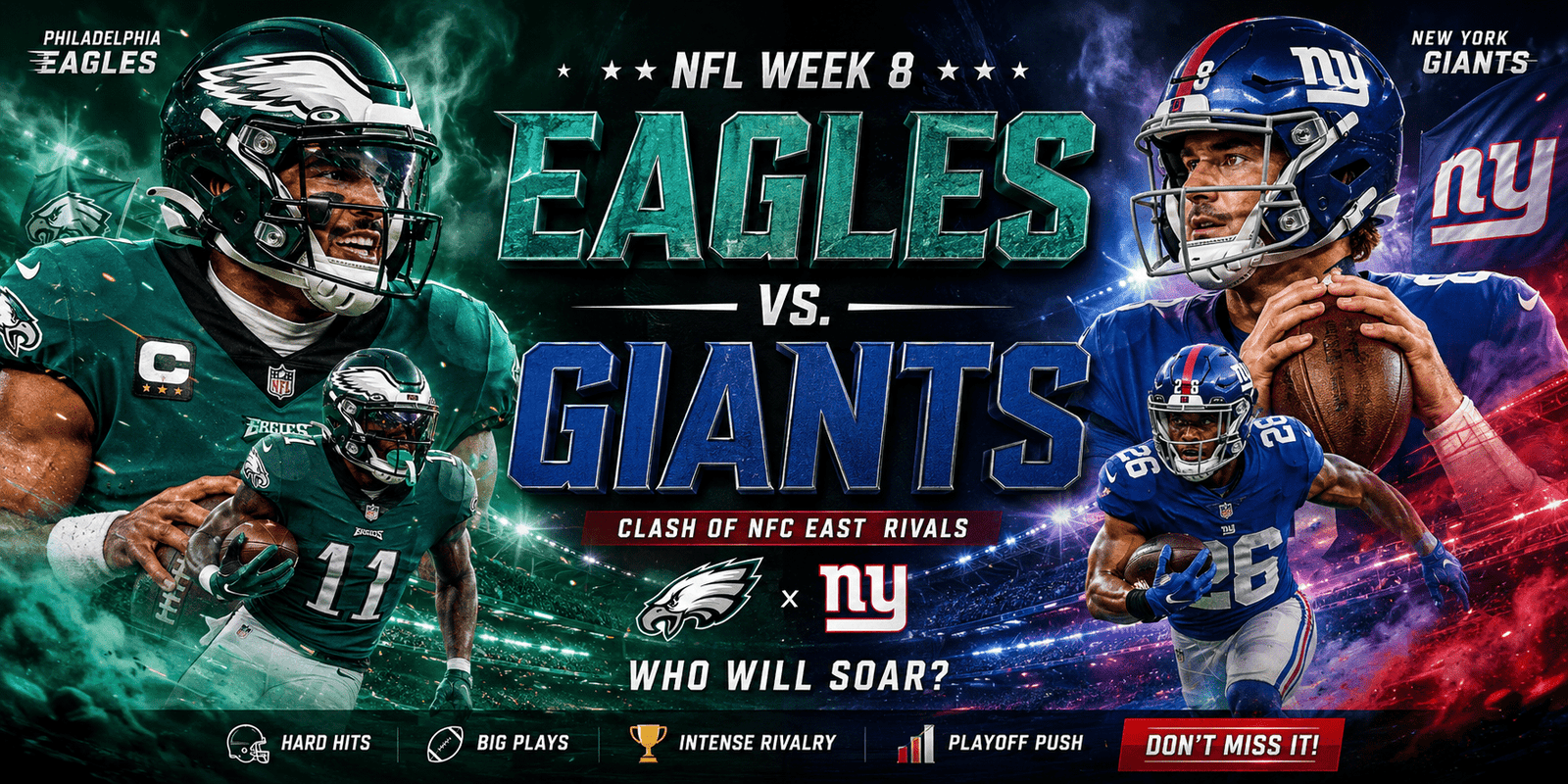Eagles vs Giants
