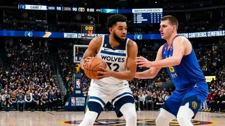 Timberwolves vs Denver Nuggets Match Player Stats